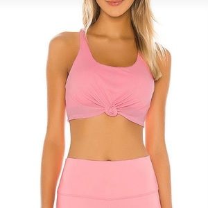 NWT Alo Yoga Knot Bra - Macaron Pink